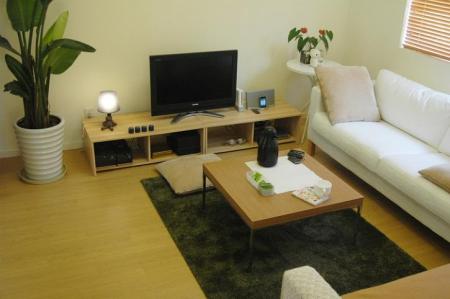 日式风格简洁自然原木一居室 60平小户型装修案例