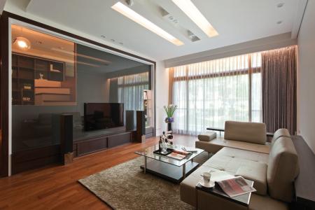 日式风格客厅挑高设计案例